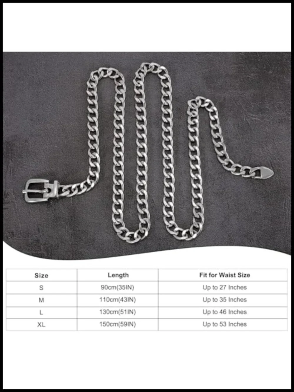 Adjustable Layered Waist Chain Belt for Jeans Dresses